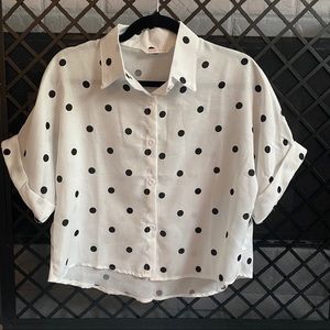 Cropped Button Up